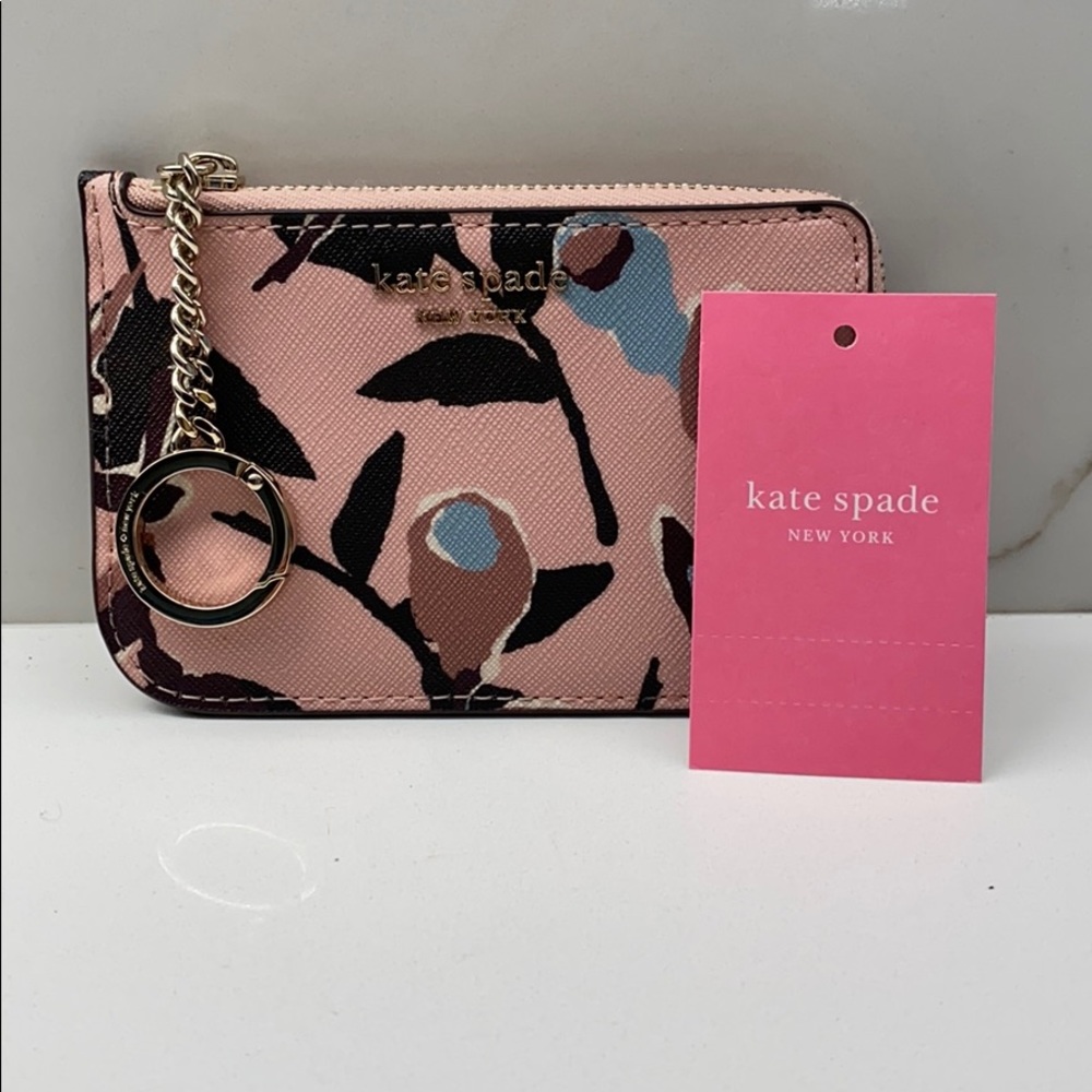 NWT Kate Spade card holder/key chain